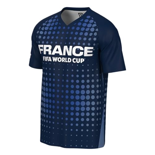 Outerstuff FIFA World Cup 2026 Kids Short Sleeve Sublimated Soccer Fashion Top,France,Small (8)