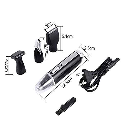 Aparador De Pelos Elétrico Barbeador Kit 4 Em 1
