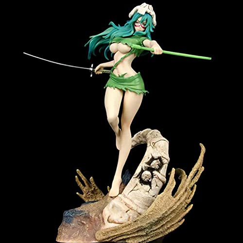 Nmomoytu Bleach Grim Reaper Figure GK Nelliel Tu Odelschw Nelliel Girl Figurine PVC Refaced Model Figure 28cm