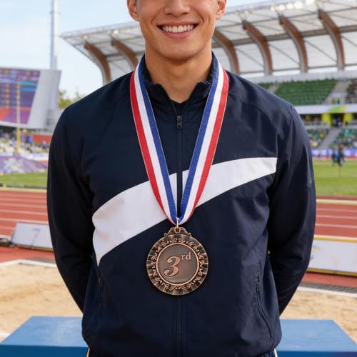 Medallas deportivas escolares de zinc para competiciones y eventos 6 uds 6