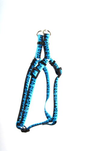 Image of Yellow Dog Design Standard Step-In Harness, Blue Flames, Large 25 inch - 40 inch