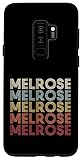 Galaxy S9+ Melrose Minnesota Melrose MN Retro Vintage Text Case