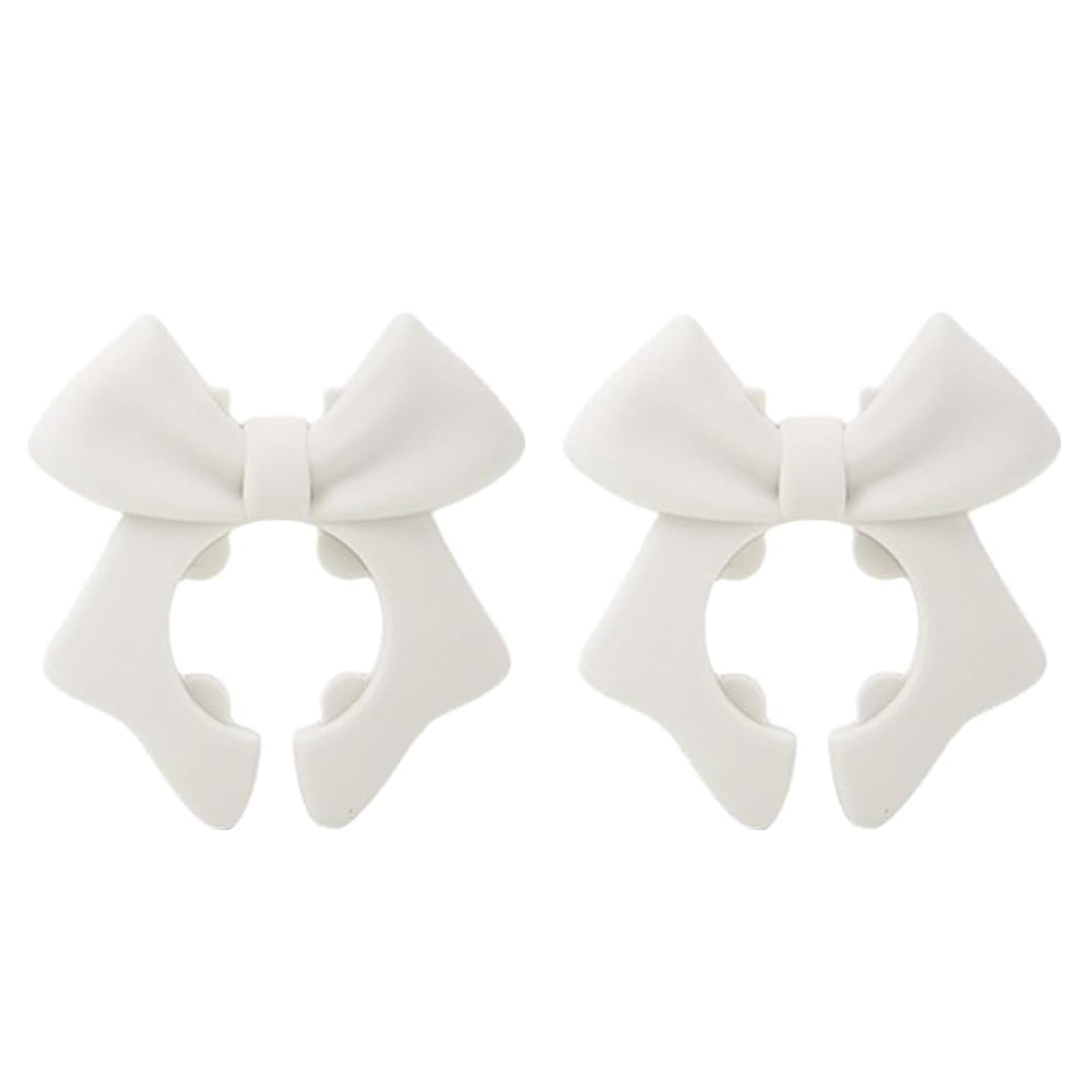 FACAILUO Silicones Bowknot Utensils Holder with Nonslip Grip Spatula Rest for Pots Pan and Kitchen Countertops