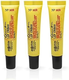 C.O. Bigelow Lemon Lip Cream Tubes, Pack of 3 Lemon Lip Balms