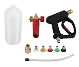 for 5000 PSI Short High Gun w/Foam Cannon Gun Kit for Car Washing
