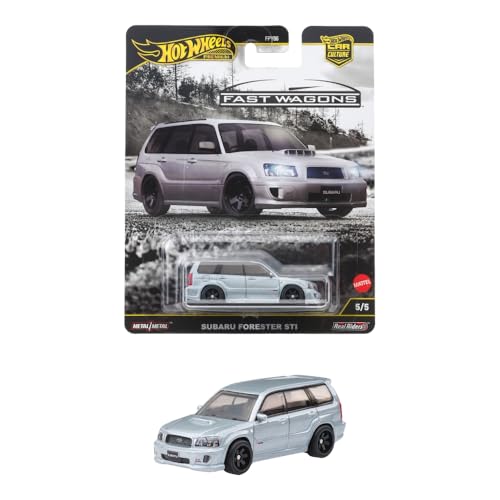 Hot Wheels Premium Car Culture Collectible Toy Car, 1:64 Scale Die-Cast Subaru...