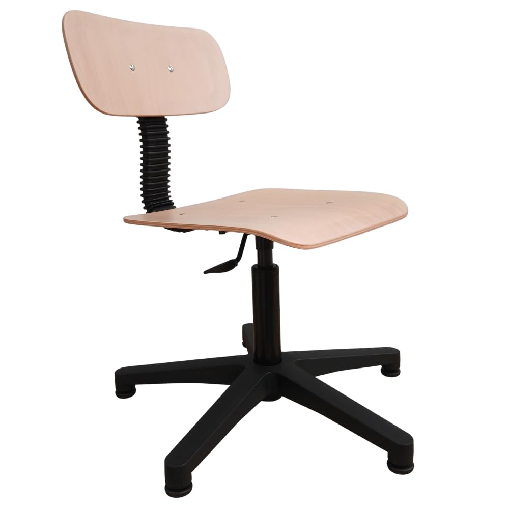 FITEX Sedia Operativa ARTEMIDE, Seduta da Lavoro per Ufficio, Studio, Smart Working e Postazioni Professionali - Legno di Faggio