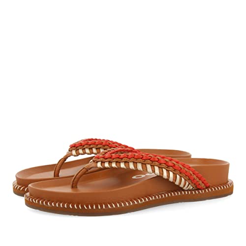 GIOSEPPO Sandalias Cuero con Detalles étnicos para Mujer itaja