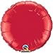 Produktbild Qualatex 18 Zoll Runder Folienballon (Rubin Rot, 10er Packung)