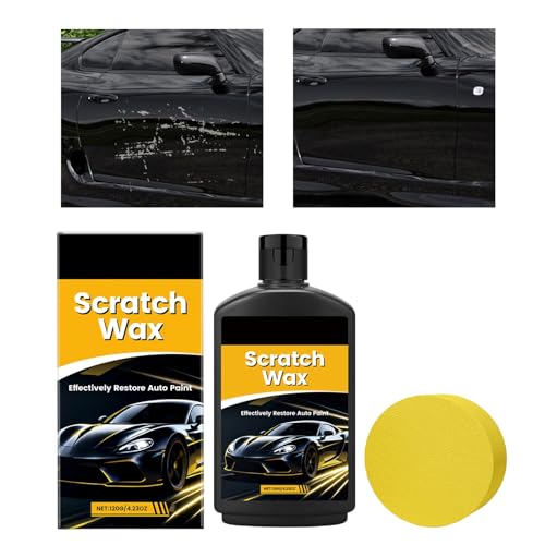 Nankoyal Eliminador De Rayones Para Coche | Crema de 120g para Pulido y Brillo - Para Pulido De Automóvil - Cuidado Y Limpieza De La Pintura Exterior De Carrocería