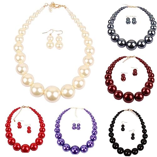 Pendientes de de joyería collar pendientes aretes juegos para mujer 5