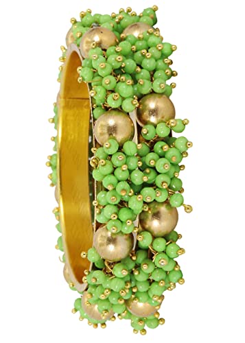 Image of NMII Metal and Zircon Studded Kadaa set for Women /Girls