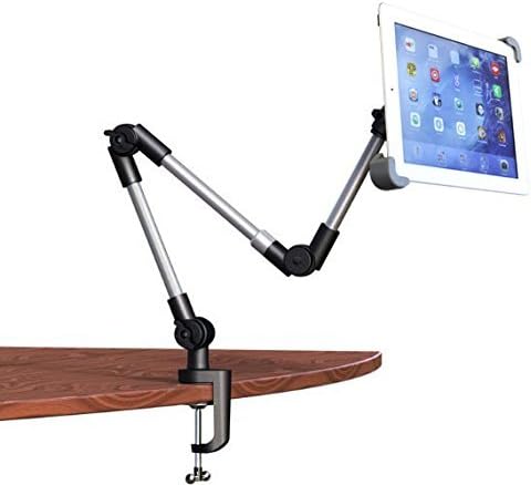 Tablet Holder Desktop-Ständer 360° Tablet / iPad Stand Easy-lock Holder, Sturdy Aluminum Arm for iPad Air Mini, Galaxy Tab and Windows, Android Tablets