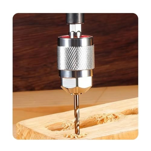 Mandril de taladro autoajustable hexagonal 1/4 para cambio rápido en carpintería de precisión 6