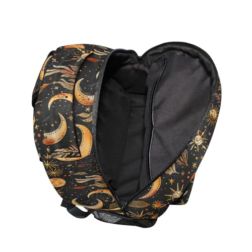 Witchcraft Magic Moon Sun Laptop Backpack for Women Men, Personalized College Bookbag Travel Bag Casual Daypack back packs4
