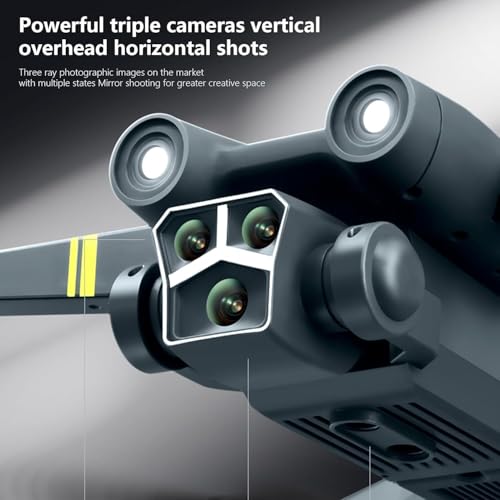 Image of Brushless Motor Drone with 4K HD Camera, 45-Min Long Flight Time, 5GHz FPV Transmission, Auto Return, 3D Flips, Headless Mode - Aerial Photography Drone (Multicolor)
