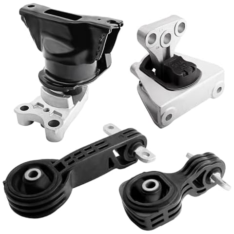 4PCS Engine Motor and Transmission Mount Kit Cover