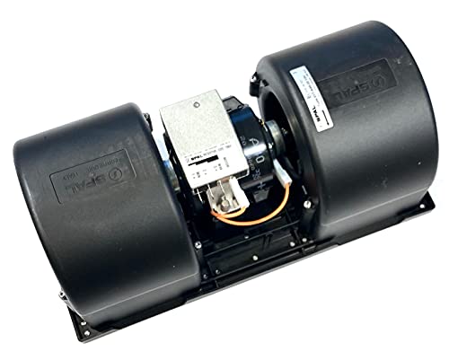 Image of Genuine New OEM SPAL 30006707 Dual Wheel Centrifugal Blower Fan 017-A40-22 RA3VCV 12V