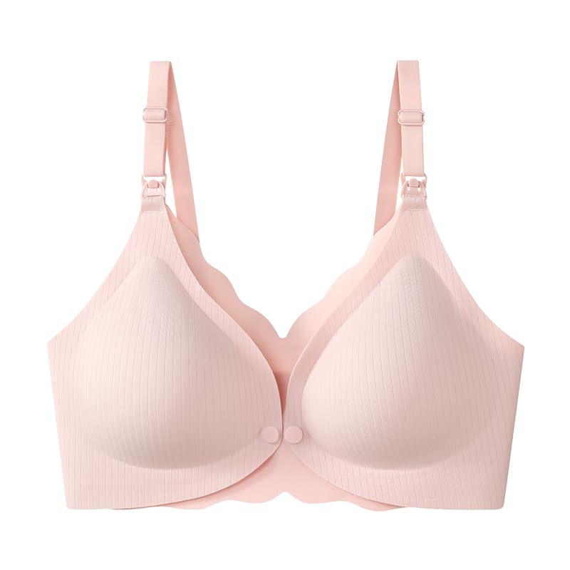 Image of Nursing Bra for Women Pumping Bra Hands Free Maternity Bralette for Pregnancy Wireless Pumping and Breastfeeding Bra