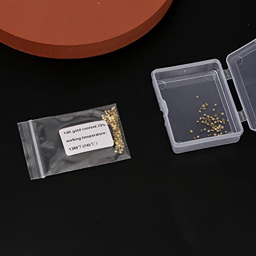 Image of AIEX Gold-Plated Alloy Solder, 1x1mm 0.5 Gram (0.32DWT) about 200pcs
