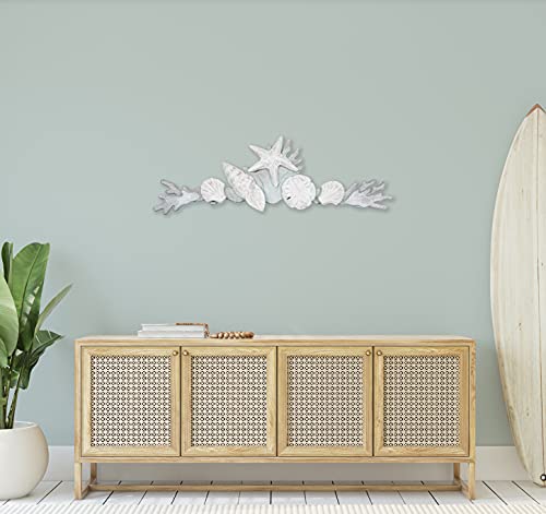 T.i. Design Hand-Carved Wooden Coastal Shell Swag Beach Wall Décor #TOP2