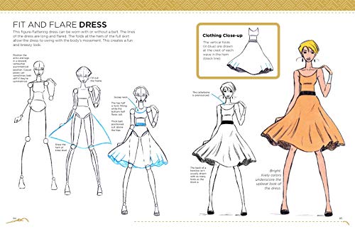 The Beginner's Fashion Design Studio: Easy Templates For Drawing Fashion Favorites #TOP4