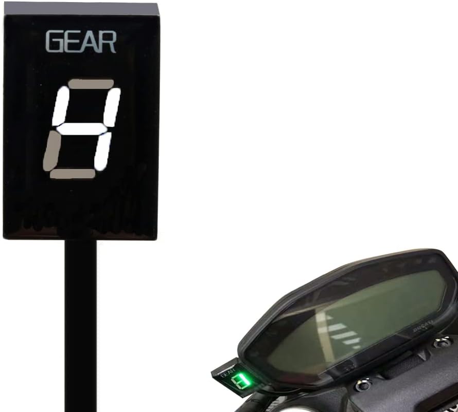 1-6 Speed LED Digital Gear Indicator Waterproof for Ducati Cafe Racer Monster 696 795 796 797 821 1100 1200 1200 S R Scrambler Supersport Superbike Streetfighter Hyper Motard