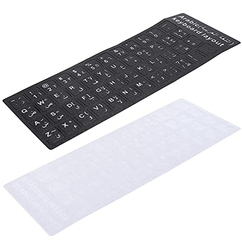 Pegatinas de teclado árabe para laptop PVC FOSA miniatura 4