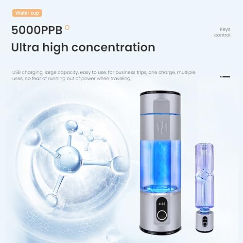 Bouteille hydrogène 5000PPB PEM SPE ALH14SILVER rechargeable
