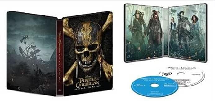 Pirates of the Caribbean Dead Men Tell No Tales 4K Steelbook