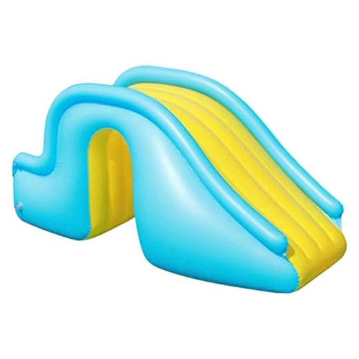 Toboggan Gonflable avec du Matériau en PVC, Couleur Bleue, 158 * 79 * 62 Cm, Jouet pour Enfants, Jouet, Intérieur Extérieur, Fournitures de Piscine d'été (Bleu)