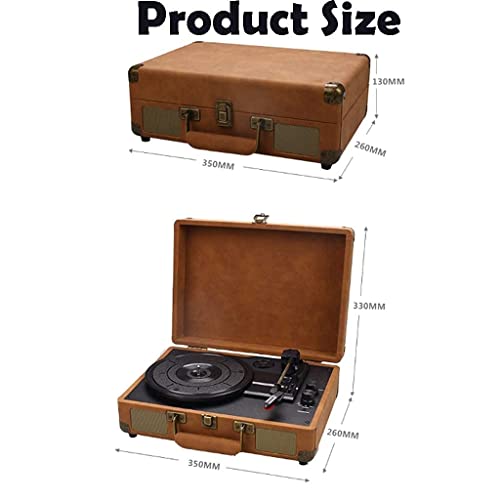 Phonograph Tourne-disque Bluetooth à 3 vitesses – Valise portable – Avec haut-parleurs intégrés – Pour toute la famille - Les Beatles, Paul McCartney, John Lennon, RIngo Starr, George Harrison Phonograph Tourne-disque Bluetooth à 3 vitesses - Valise portable - Avec haut-parleurs intégrés - Pour toute la famille – Image 7