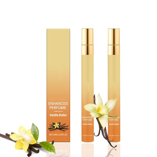 Vanille Parfüm, Vanilla Perfume Women's Vanilla Perfume, Vanille Parfüm Damen, Underlines Your Charm, Long-Lasting VanillaPerfume for Hair and Body, for Everyday and Travel (2PC)