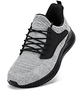 Akk Mens Wide Sneakers Walking Shoes - Slip on Tennis Shoes,Lightweight Breathable Comfortable Ru...