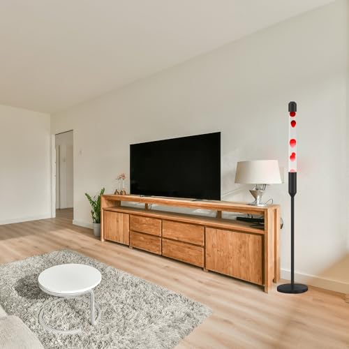Image of Kyzfy 59-Inch Liquid Motion Lamp, Magma Lamp, Mood Relaxation Light, Suitable for Home Decoration, Living Room, Office, Bedroom, Cafe, Red Wax
