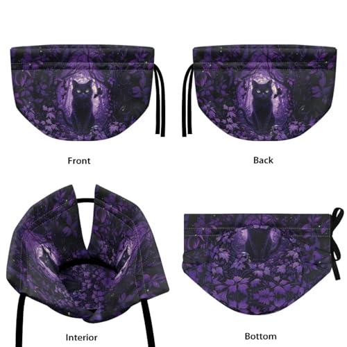 Image of Halloween Tea Cozy Cover Insulated Dust Cover for Teapot Black Cat Tea Pot Covers for Keeping Warm Kettle Protector Washable Portable Kitchen Decoration