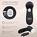 Facial Cleansing Brush Face Scrubber Exfoliating Cleaning Skin Care Cleanser Wash Women Girls Electric Beauty Powered Exfoliator Skincare Spin Tools Scrub Washer Self Care by VISOFO (Onyx)