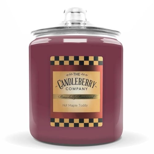 Candleberry-Candles-Hot-Maple-Toddy-Giant-Candle-Best-Candles-on-The-Market-Hand-Poured-in-The-USA-Highly-Scented-Long-Lasting-400-Hours-Burn-Time Candleberry Candles | Hot Maple Toddy Giant Candle | Best Candles on The Market | Hand Poured in The USA | Highly Scented & Long Lasting | 400 Hours Burn Time - Image 1