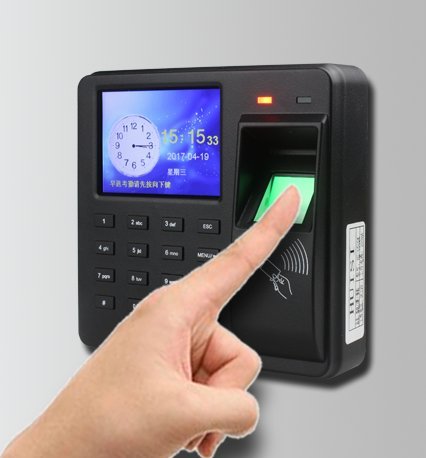 Control de acceso de huellas dactilares, asistencia, huellas dactilares, contraseña, tarjeta de crédito, software de instalación sin software de instalación de huellas dactilares