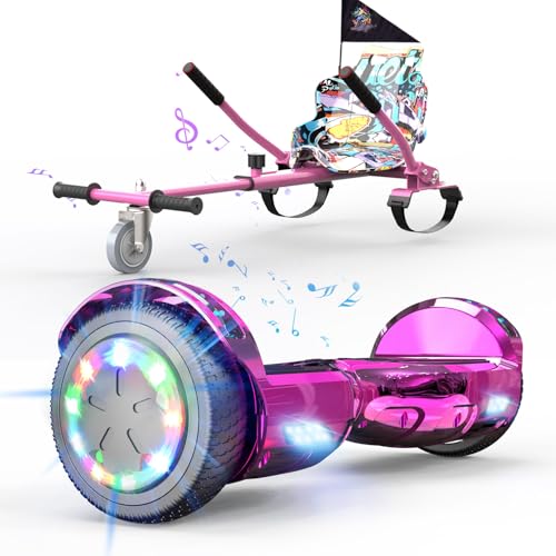 Hoverboards mit Hoverkart, 6,5' Self Balance Scooter für Kinder Jügen...