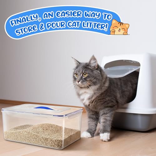 Contenedor de Almacenamiento para Arena de Gato 2 Pzs 31 lbs miniatura 4
