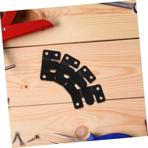 Image of 1 Set Stainless Steel Picture Hanging Hardware Interlocking Flush Mount Bracket with Heavy Duty Hooks for Secure Wall Connection for Furniture and Photo Frames Includes Screws and