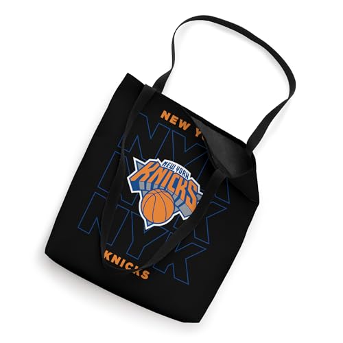 Bolso tote negro con logo New York Knicks miniatura 2