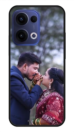 Image of NDCOM for Customised Oppo Reno 13 5G Cover| Oppo Reno 13 5G Back Case | DIY Personalised Photo Design | Customized Gift Custom Text Name Printed Metal Case