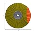 Zephyr Custom Polishing Products Airway Buffing Wheels for Industrial Polishers, Big Rigs and Lifted Trucks. Made in The U.S.A.(Cut - Yellow/Orange)