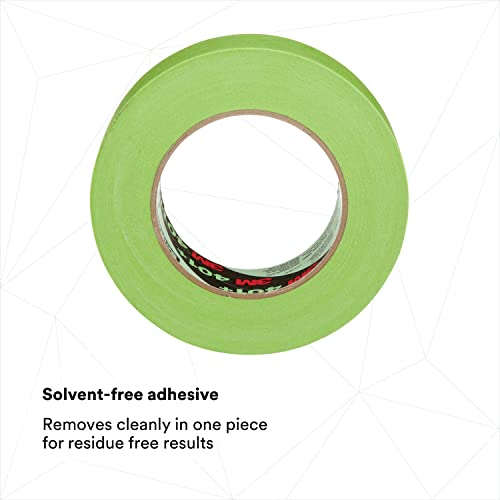 Image of 3M High Performance Green Masking Tape 401+, Superior Adhesion, Clean Removal, Highly Conformable, Paint-Bleed Resistant, 36 mm x 55 m, 6.4 mil, 16 /Case Bulk