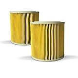 Comedes Filter für WD1 WD2 WD3 MV2 MV3 Nass-Trockensauger, einsetzbar statt Kärcher Staubsauger Filter 6.414-547, 6.414-772 & 6.414-552 (2 Stück)