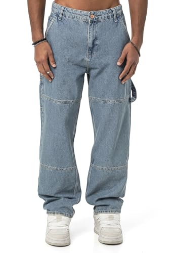 Redbridge Jeans im angesagten Cargo Design Weit Geschnitten Baggy Blau...