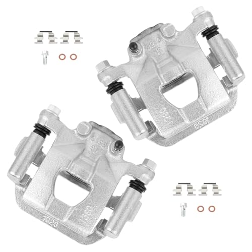 Image of cciyu 19-B2780A 19-B2781A Rear Left & Right Brake Calipers Assembly w /Bracket 2007 2008 2009 2010 2011 2012 For Nissan For Altima,2007 2008 For Nissan For Maxima