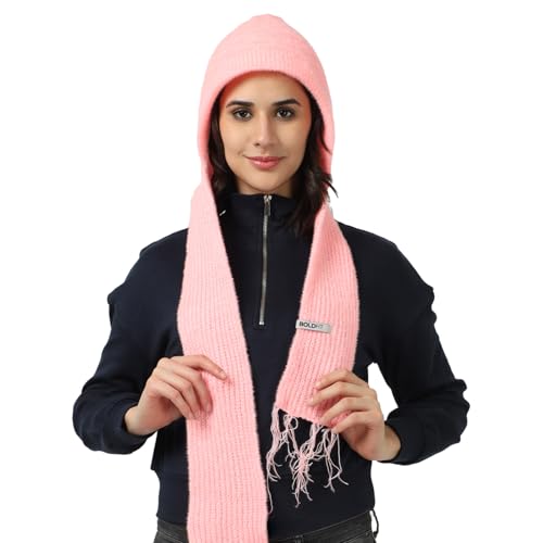 Boldfit Winter Cap for Women Woolen with Mufflers Ladies Knitted for Girls Cap, Stylish for Winter Wear Scarf Boldfit Winter Cap for Women Woolen with Mufflers Ladies Knitted for Girls Cap, Stylish for Winter Wear Scarf
